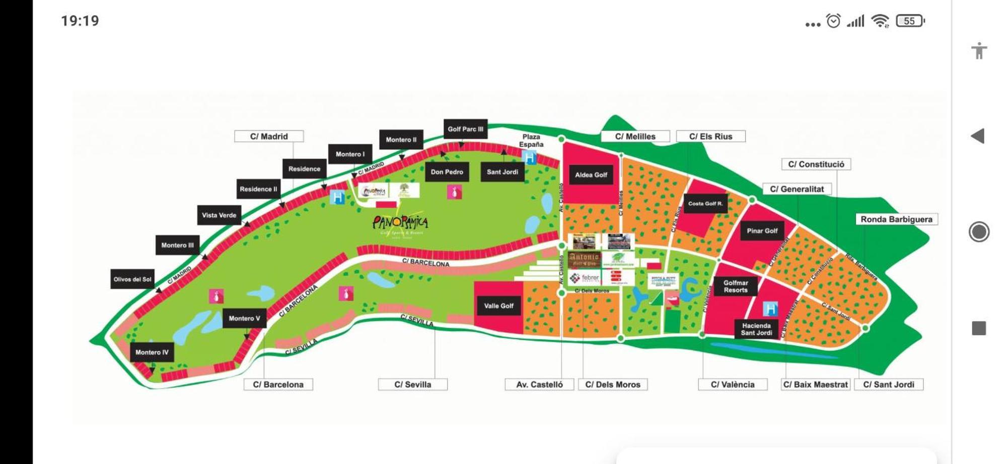 Relax & Play Panoramic Golf Vinaroz, Sant Jordi Apartment Vinarós Ngoại thất bức ảnh
